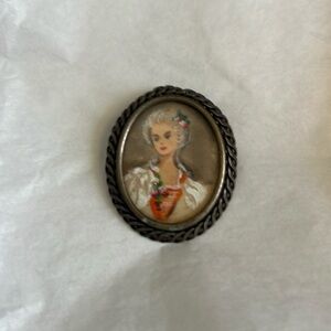 vintage  Limoges pendant